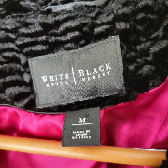 Gorgeous White House Black Market M Black Pink Satin Lining VTG Inspired - Picture 4 of 5